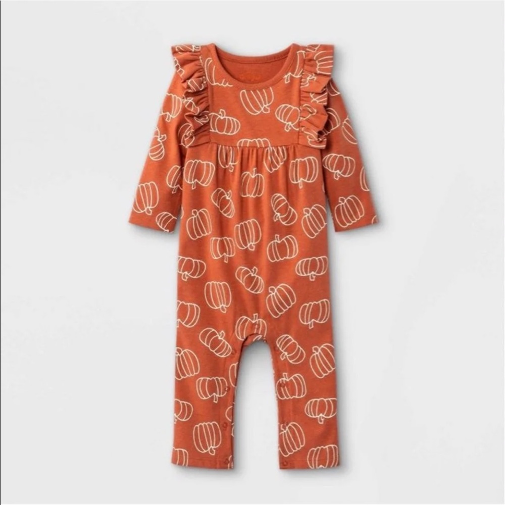 Target Cat & Jack Newborn Pumpkin Romper